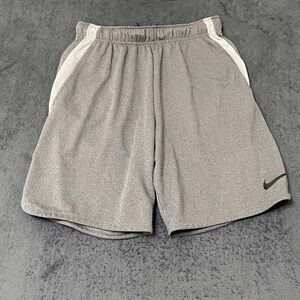 Nike Shorts Mens S Gray Dri Fit Dry 4.0 Training Drawstring Athletic Gym Sporty